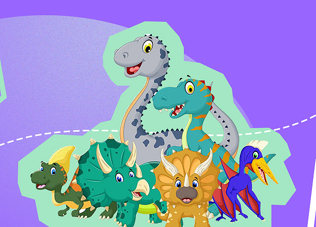 Страшные динозавры и милые динозаврики