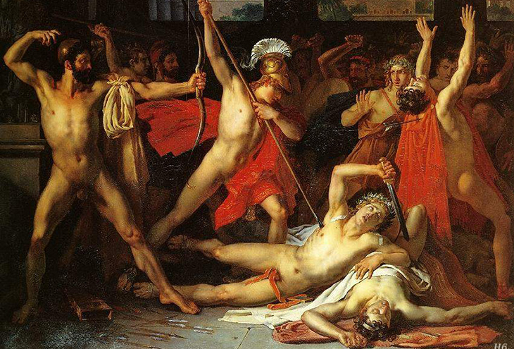Одиссей, убивающий женихов