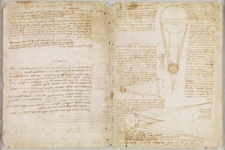 «Лестерский кодекс» Леонардо да Винчи. © bgC3