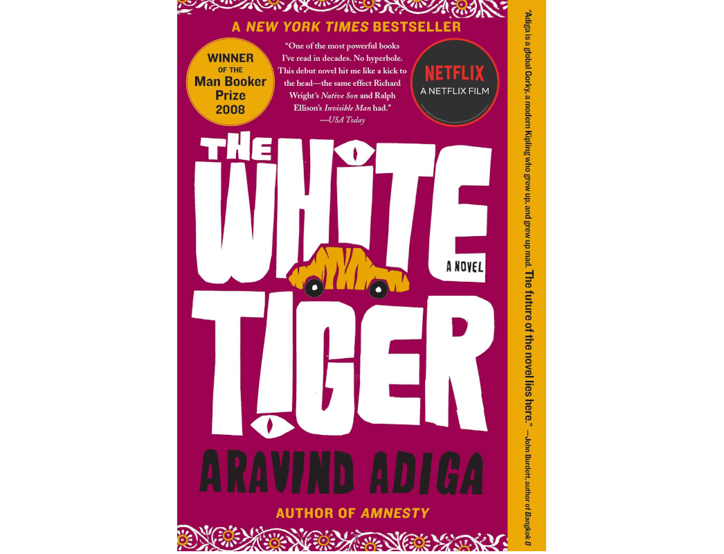Оригинальная обложка романа «Белый тигр»