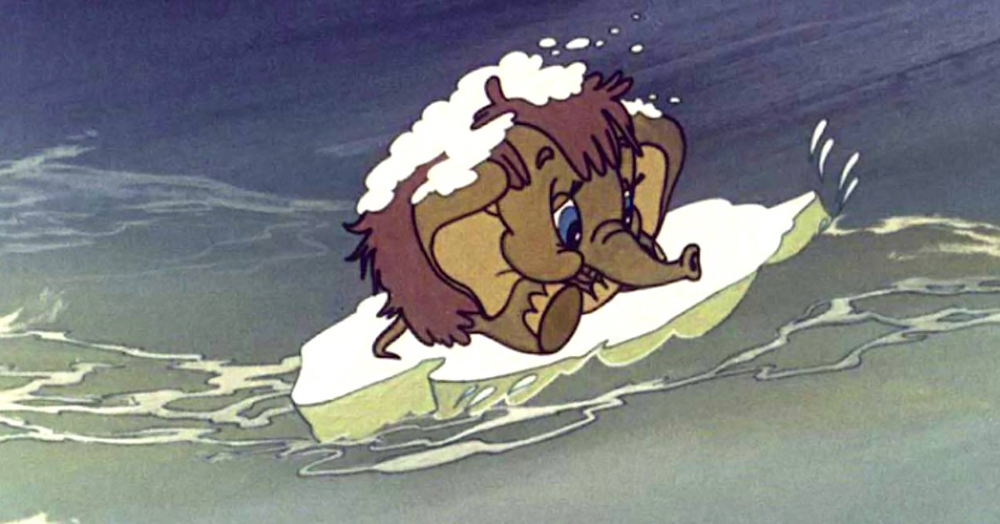 Кадр из мультфильма «Мама для мамонтёнка».