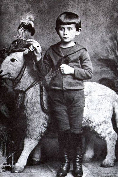 Франц Кафка в возрасте 5 лет