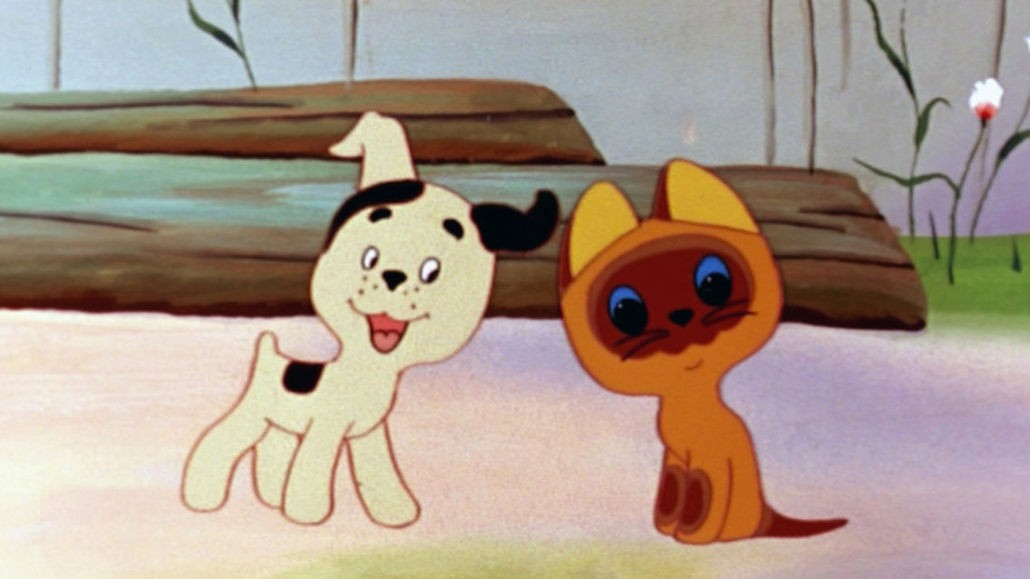 Кадр из мультфильма «Котенок по имени Гав»
