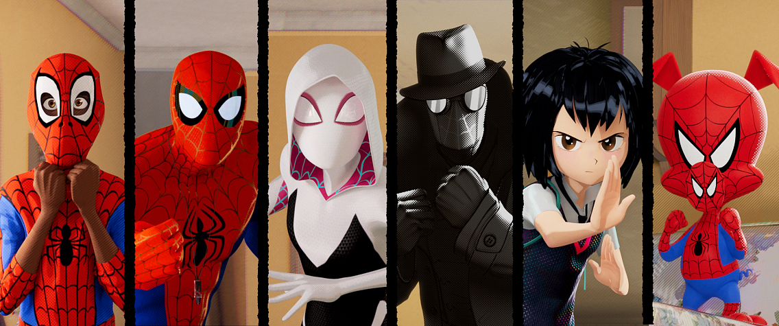 Альтернативные версии супергероя из мультфильма «Человек‑паук. Через вселенные».