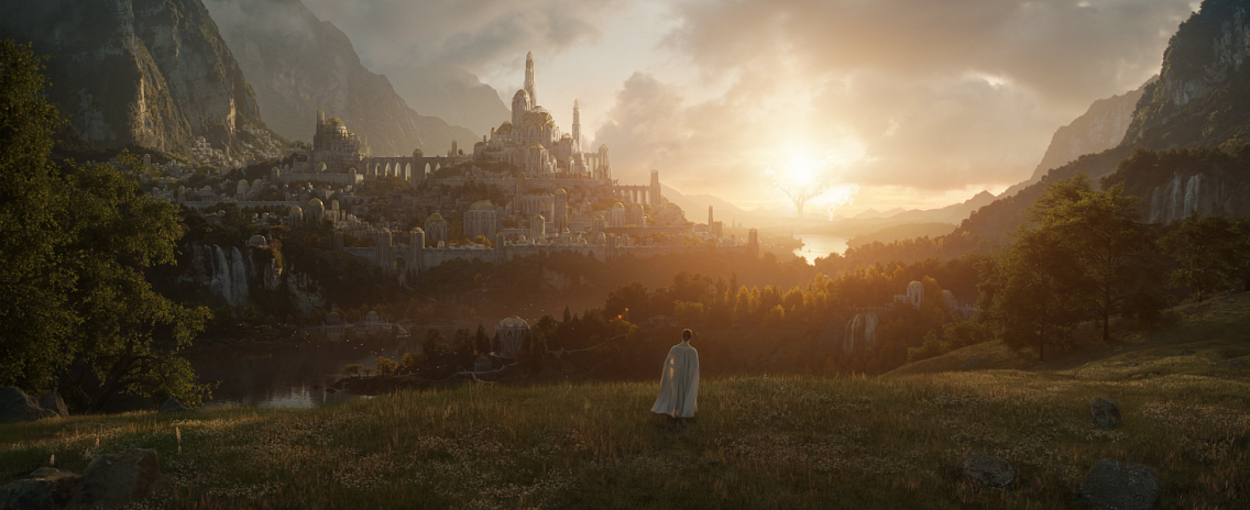Первый кадр из сериала «Властелин колец». Фото из официального аккаунта проекта в твиттере The Lord of the Rings on Prime.