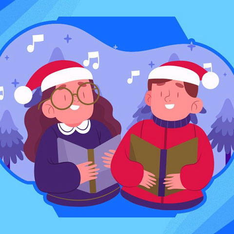 Тест «Новогодние песенки и стишки»