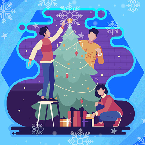 Тест «Угадай книгу по описанию празднования Нового года и Рождества!»