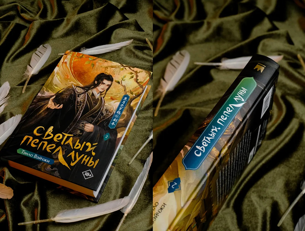 «Светлый пепел луны. Книга 2» в стандартном оформлении. Также выпускается в коллекционном издании
