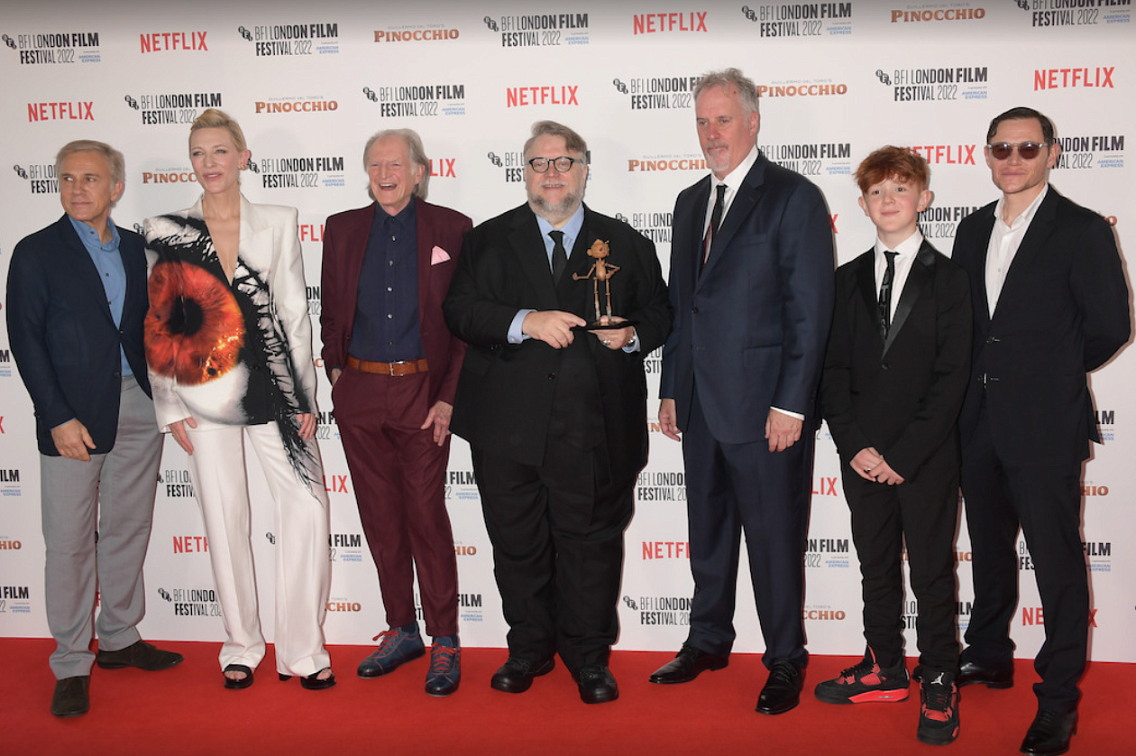 Актерский состав «Пиноккио» на Лондонском кинофестивале. Фото: Дэйв Бенетт / Getty Images