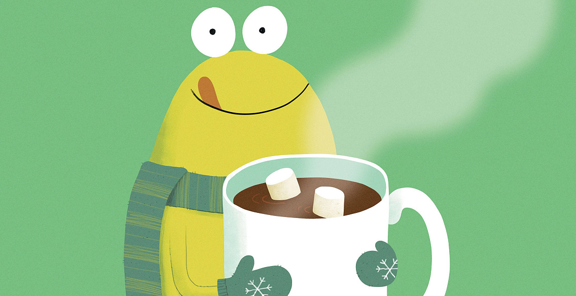 Пьют ли лягушки горячее какао?