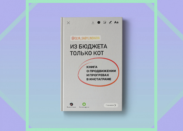 Книга Оли Сабылинской о заработке на чужих инстаграмах