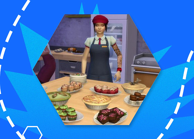 Торт‑гамбургер, чили и японский десерт: 3 рецепта из видеоигры The Sims 4